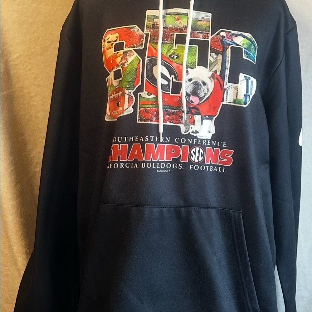 #1266 Georgia Bulldogs Gray Hoodie New